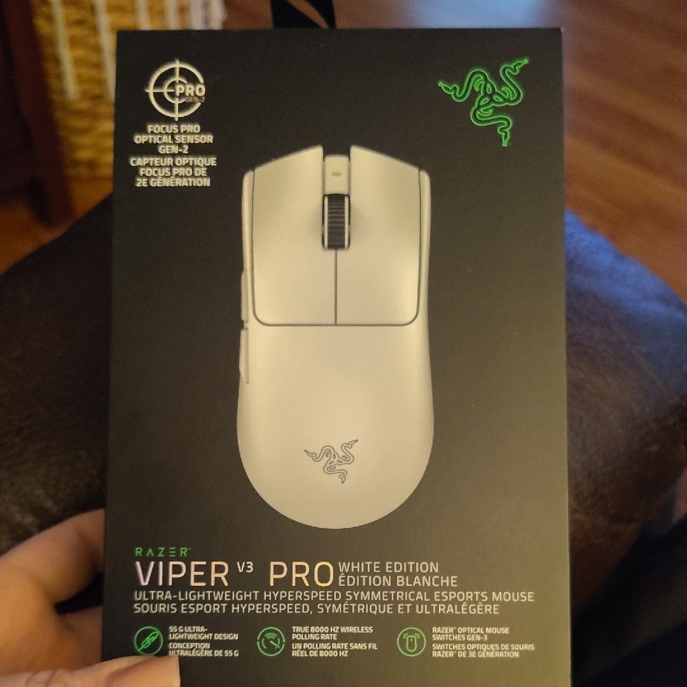 NIB Razer Viper V3 Pro White Edition Ultra-lightweight Gaming Esports Mouse
